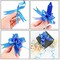 240 Pieces Pull Bows Decorative Assorted Colors Gift Wrap Ribbon Pull Bows for Christmas Wedding Party Birthday Car Holiday Presents Bags Baskets Bottles Decorations, Random Color